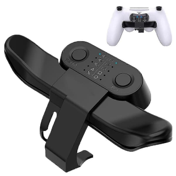 Erstatningspaddles til PS4 Controller Back Button Attachment til Dualshock4 Gamepad sort black