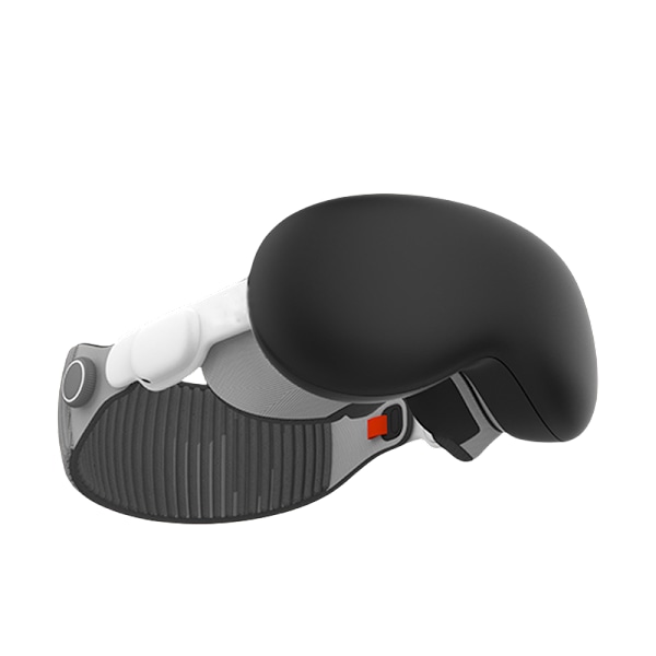 Silikonebeskyttelsesetui til Apple Vision Pro Svart Sort