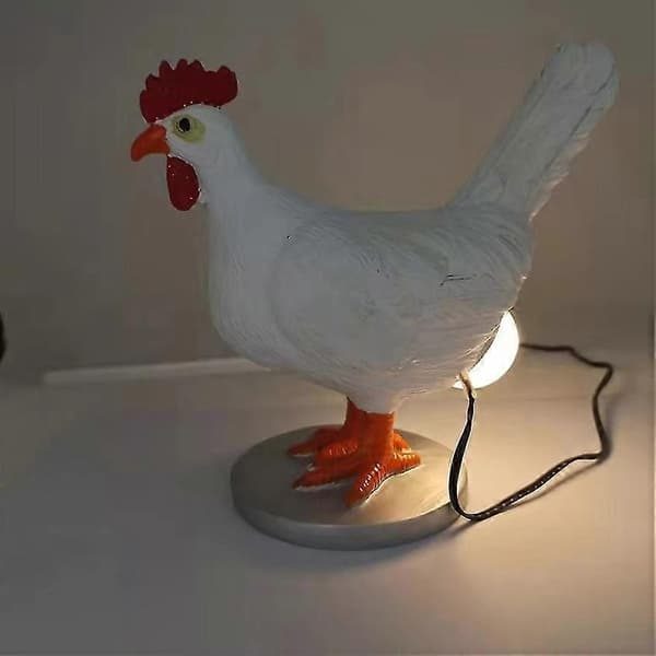 Kylling Led Lampe Æg Natlampe Udstoppede Æg Skrivebordslampe