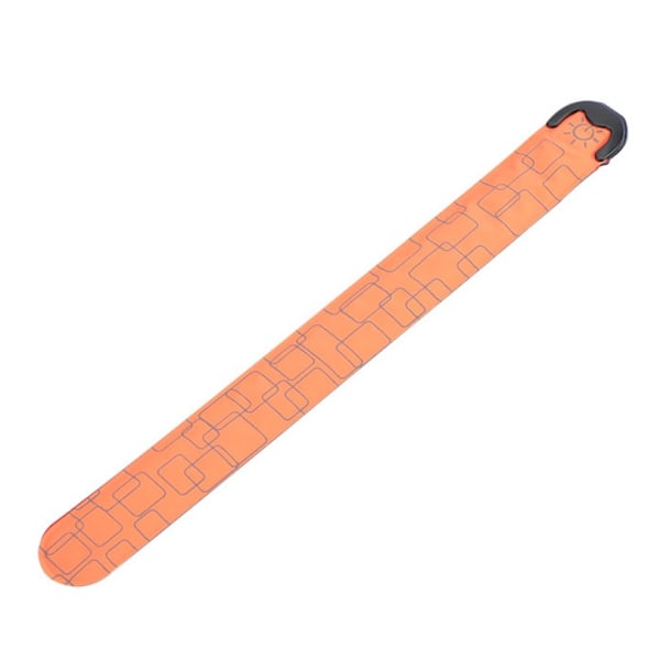 Ladattava valoisa sormus USB-muistitikku Rannekoru Ulkoilu Yöjuoksu Juhlatunnelmaa Valoisa käsivarsinauha (Punainen + Oranssi Kaksi Pakkausta),