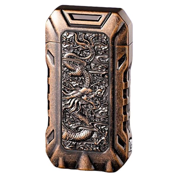 Multiverktyg Arc Tändare Överlevnadsutrustning Multifunktionell Robust Zinklegering Affärspresent Orm Silver Is Aoki Dragon Ancient Bronze