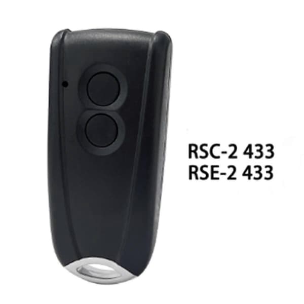 RSC2-433 Rolling Code-sender til Chamberlain LiftMaster Garageåbnere Sort Black