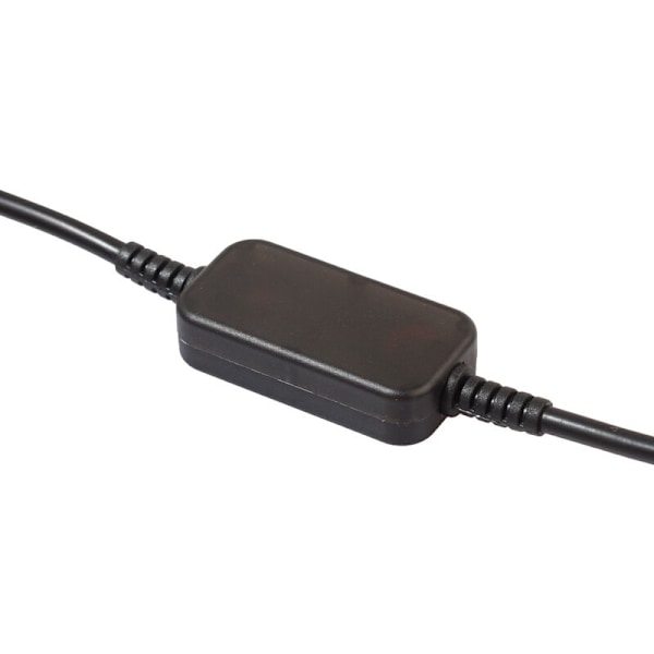 USB til Cigarettænder Hun Strømadapter Kabel Sort 5V til 12V