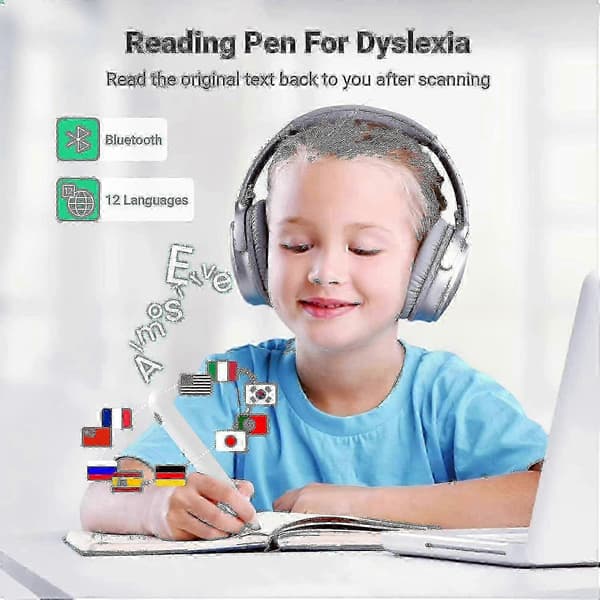 Sprogoversettelse Digital Pen med OCR Tekst til Tale til Dysleksi Support