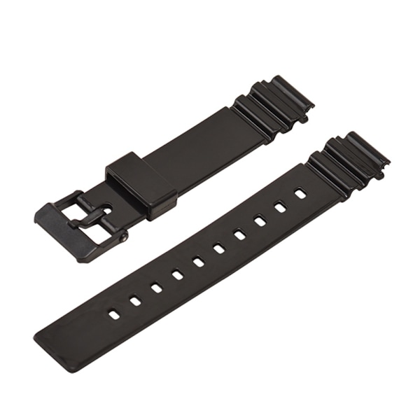 Korvaava kellon ranneke Casio MRW-200H -kelloon Svart Sort