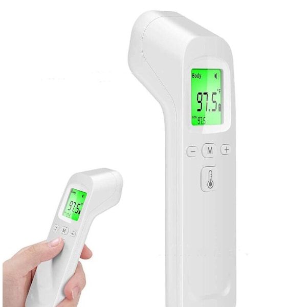 Pande termometer i slikbar-design, multifunktionelt kontaktfrit termometer pistol, husholdningstermometer, håndholdt termometer