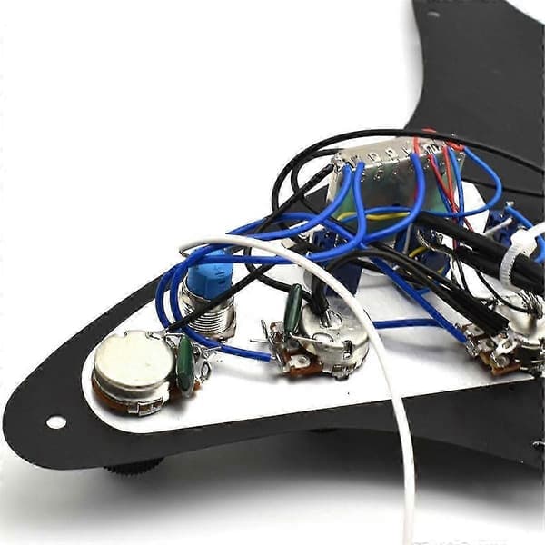 Elgitarr Plektrumskydd Pickup Med Singlecut Kabeldragning Förkopplad Gitarr Plektrumskydd För Strat G