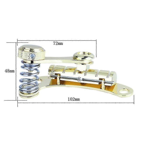 SG-01 Guld Vibrato Stall Elgitarr Tremolo Stall Jazzgitarr Dubbellåsande Tremolosystem