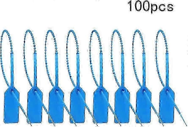 Brandsläckare Säkerhetsförseglingar 100st Engångs Manipuleringssäkra Buntband 250mm Längd