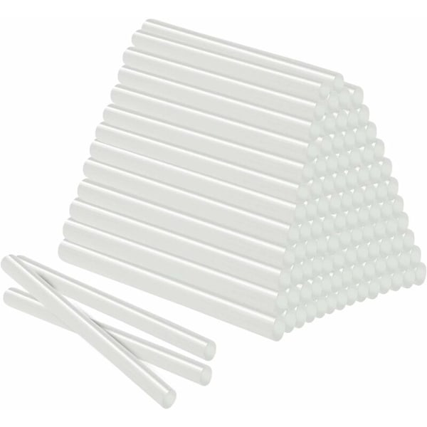 Pakkaus 100 kuumaliimapuikkoa - 11 mm x 200 mm - Läpinäkyvä - Kuumaliimapistooliin (2 kg)
