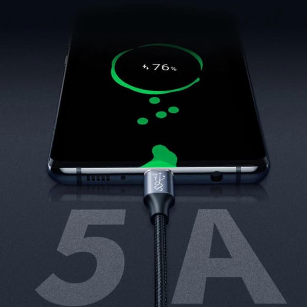 USB C til USB C forlængerkabel 3.1 Gen2 100W hurtigopladning