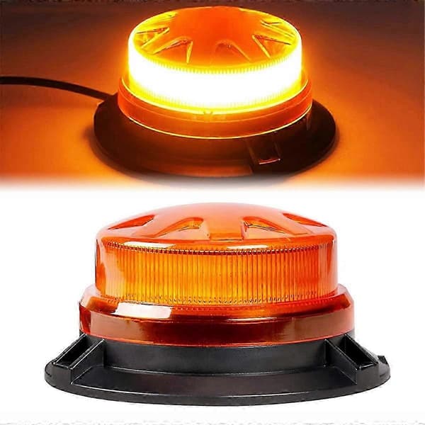Bil 12V 24V LED Nødblinklys Magnetisk Installation