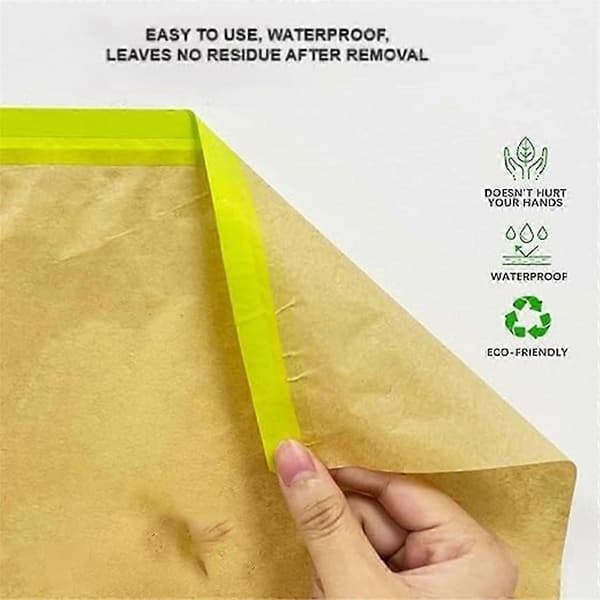 Förmaskerat papper för målning, tejp och draperipapper, bilfärg, husdekor