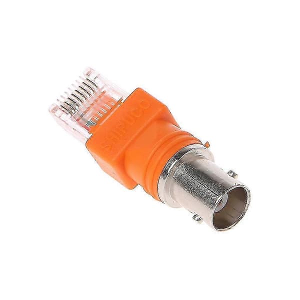 BNC til RJ45-adapter Holdbar chassismontering til skærmtilslutning