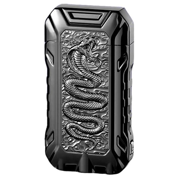 Multiverktyg Arc Tändare Överlevnadsutrustning Multifunktionell Robust Zinklegering Affärspresent Orm Jinbing Snake Black Ice