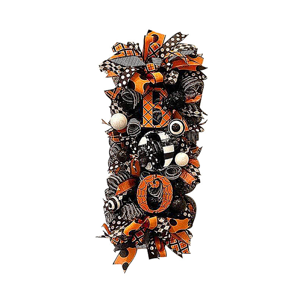 Halloween, kauhu kurpitsakranssi, etuoven kranssi BOO kranssi 50cm