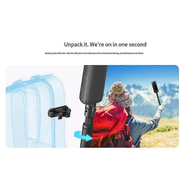 Selfie Stick Quick Release Mount til Shadowstone Selfie Stick Mount til X4/ Pro GO 3 X3/