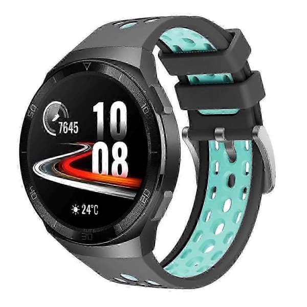 Silikone Urrem Til Huawei Watch GT 2e Grå Grøn Grey Green