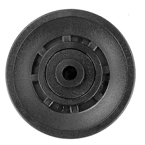4 stk. 70 mm diameter slidstærk lejeskive til kabelmaskine, sort Black