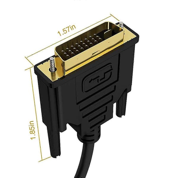 DP til DVI-konverteradapterkabel til stationære computere Projektorforbindelseskabel