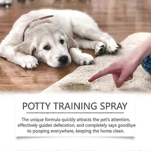 Kæledyrstoilettreningsspray til katte og hunde, træning i urinering og afføring