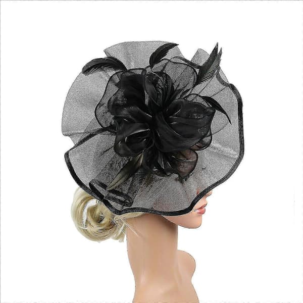 Fascinatorhat til kvinder til bryllupper, teselskaber og derbybegivenheder Blue