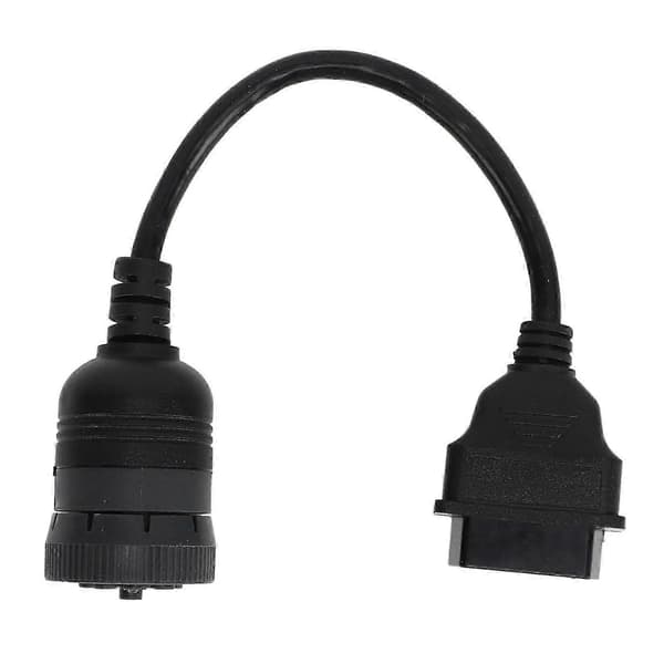 Diagnoseværktøj til biler 16-bens OBD2 og 9-bens adapterkabel