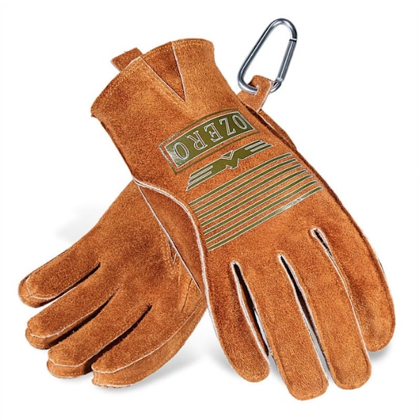 Brune ridehandsker off-road motorcykel retro fire sæsoner retro læderhandsker camping