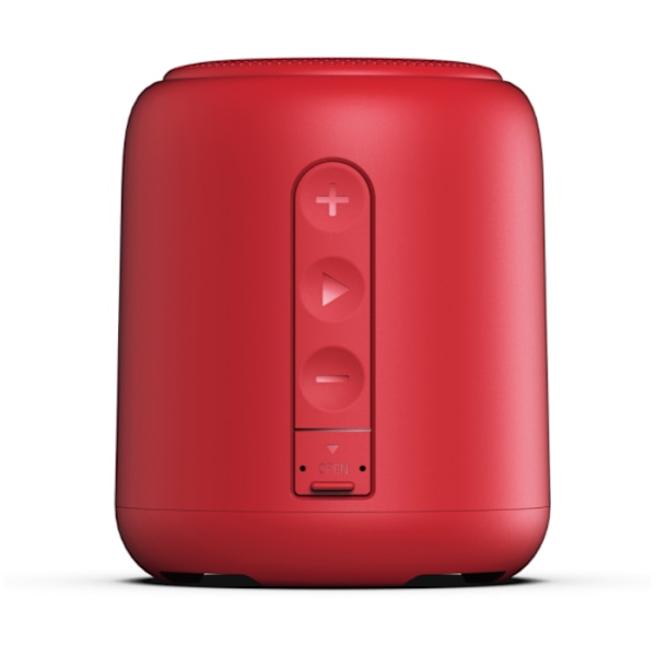 Kreativ Trådlös Audio, Mini Bluetooth Högtalare Kort Portabel Subwoofer (Röd),