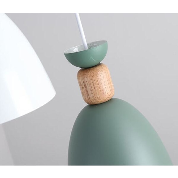 Modern minimalistisk kreativ personlighet macaron lampa enkelhuvud (grå),