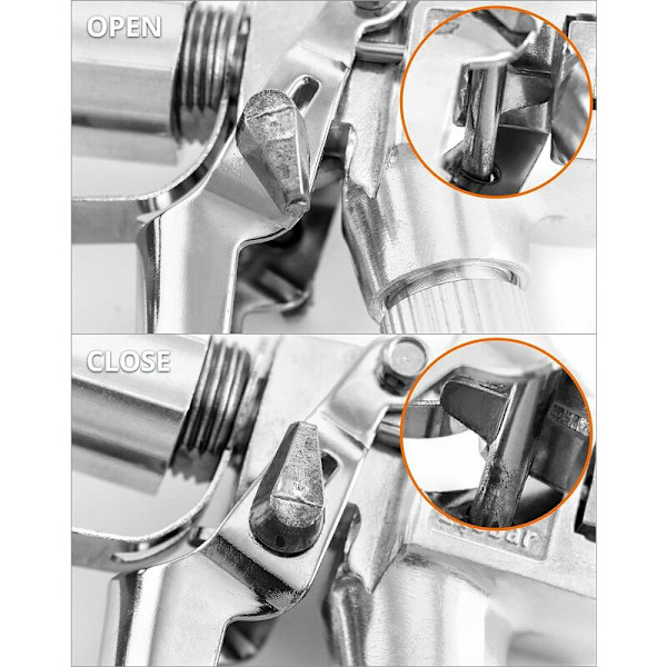 Airless Färgsprutpistol + Munstyckesskydd + 517 Vändbart Munstycke, Universalverktyg för Titan Wagner Graco Färgspruta
