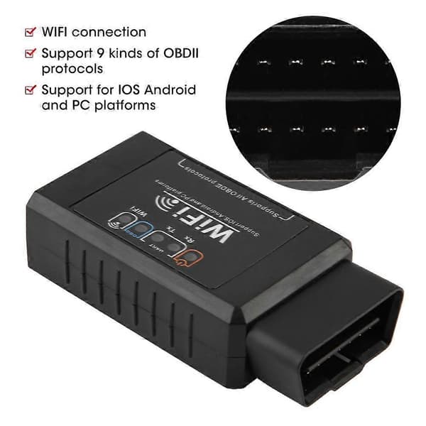 OBD2 OBDII CAN BUS WIFI Bil Diagnostisk Værktøj Auto Scanner Kode Læser