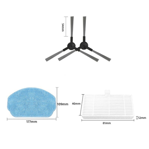 Dammsugartillbehör MAMNV BR150/BR151, ZCWA BR150/BR251, ONSON BR150/BR551 Replacement parts compatible with MAMNV BR150/