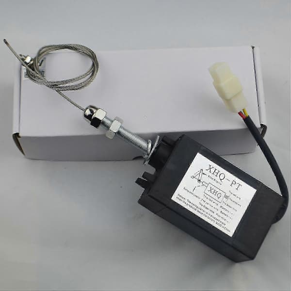 Normalt lukket DC 24V motorflammeudstyr Motorstop-solenoidventil -PT Power Off Pull Flameou