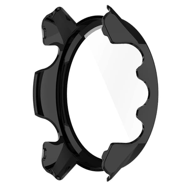 Kestävä kellokotelo Garmin Forerunner 955:lle näytönsuojalla Black