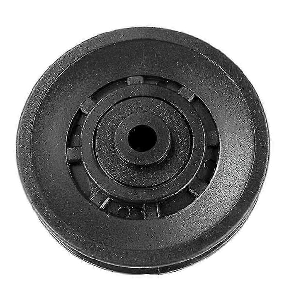 4 stk. 70 mm diameter slidstærk lejeskive til kabelmaskine, sort Black