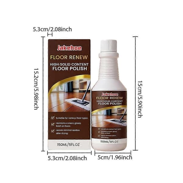 Gulvrestaurering til trægulve Professionel trægulvsrestaurator til restaurering af gulve på få minutter Langvarig glans gulvpolish 150 ml 150ml