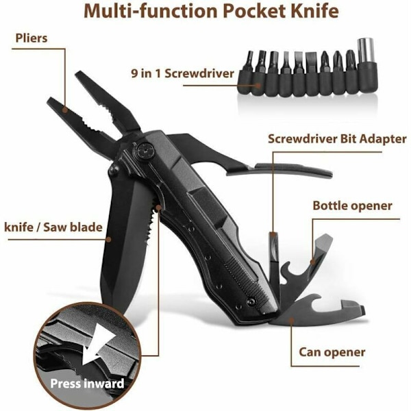 Multifunktionell utomhuscampingkniv ms009j