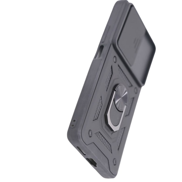 Iskunkestävä jalustallinen puhelinkotelo Xiaomi 11T/11T Pro Svart Sort