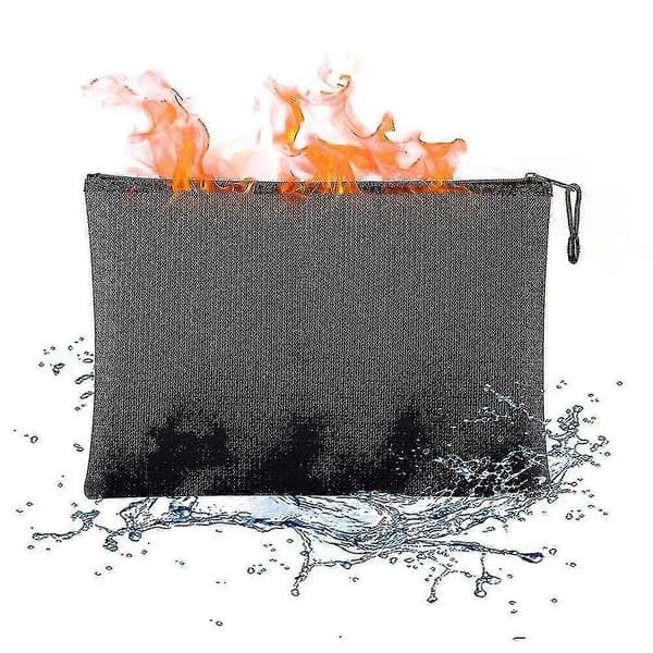 Brandsäker Dokumentmapp Brandsäker Brand- och Vattenresistent Dokumentväska