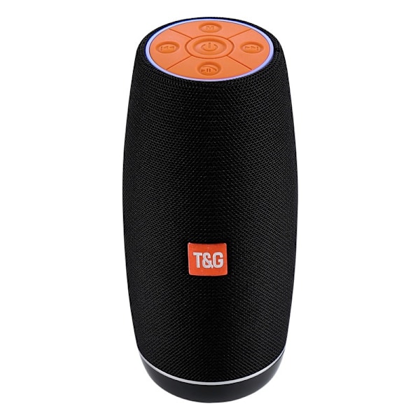 Stereo Trådlös Bluetooth Audio Utomhus Portabelt Ljudkort Radio (Svart),