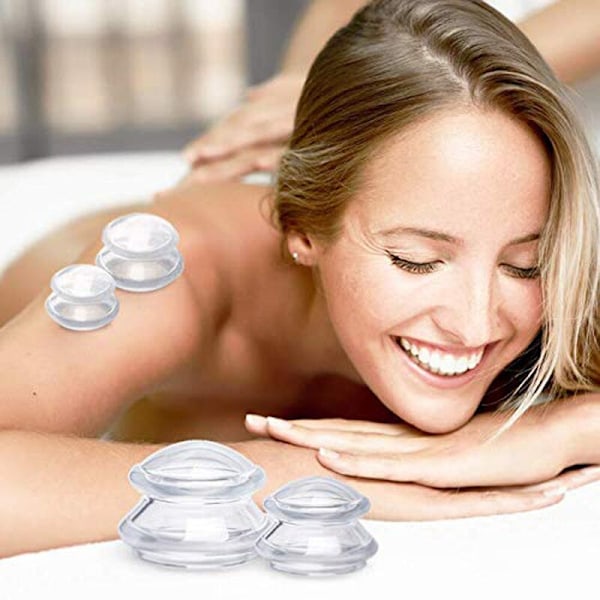 Koppning för helkroppsmassage 4-pack (L-XS) Vit