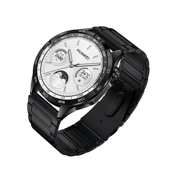 Klockarmband för Huawei GT2/3/4/5 Svart Sort