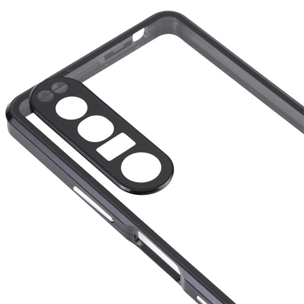 Magneettinen puhelinkotelo näytönsuojalla / Yksityisyyssuojalla Sony Xperia III
