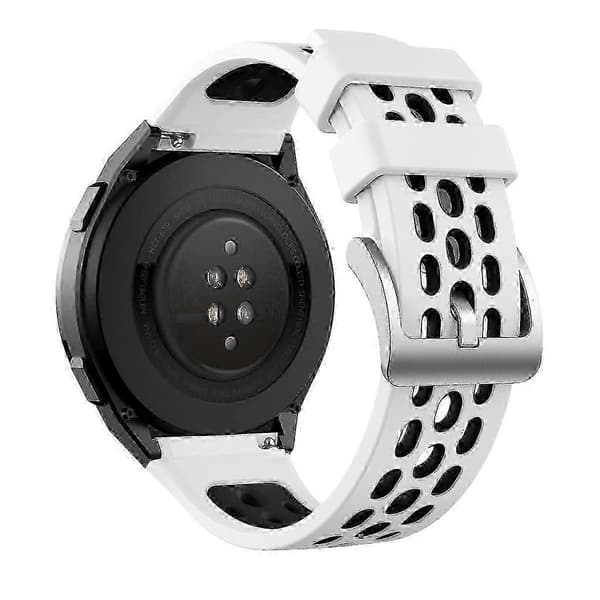 Silikone Urrem Til Huawei Watch GT 2e Hvid Sort White Balck