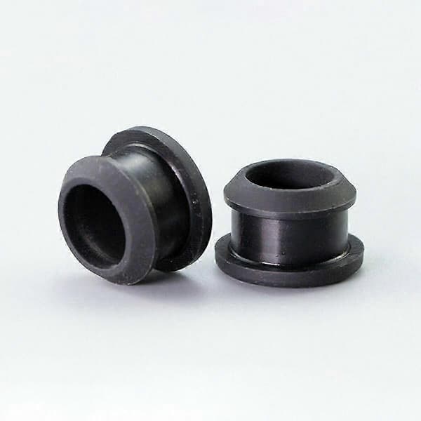 Silikone Gummi Snap-on Hulpropper 2.5mm-30mm Sorte Blindpropper til Rør A 2.5mm 50 Stk 50 Pcs A 2.5mm