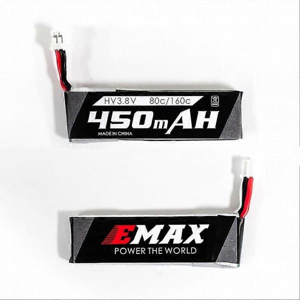 4 stk. EMAX HV 3.8V 450mAh Lipo Batteri til EMAX Tinyhawk FPV Racing Drone
