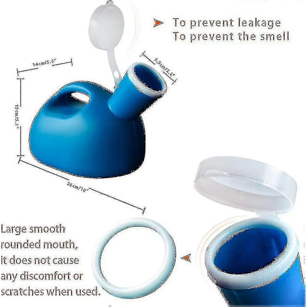 Herrurinal Blå 2000ml