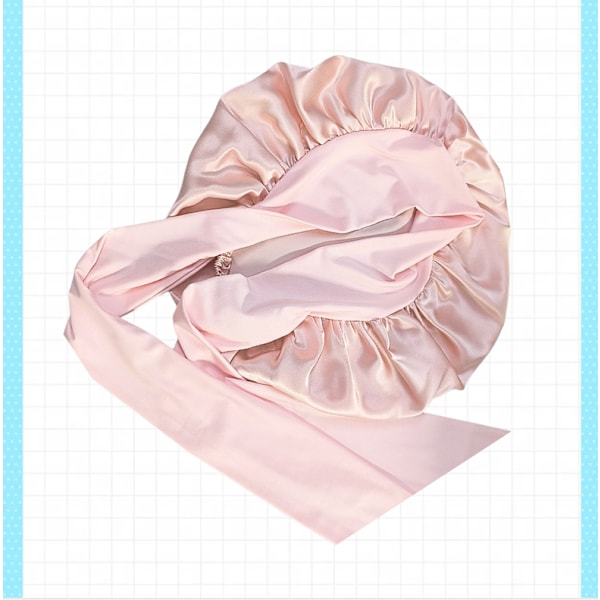 Sovmössa i 100 % Mullbärssilke för Kvinn Gummi rosa Gummi pink