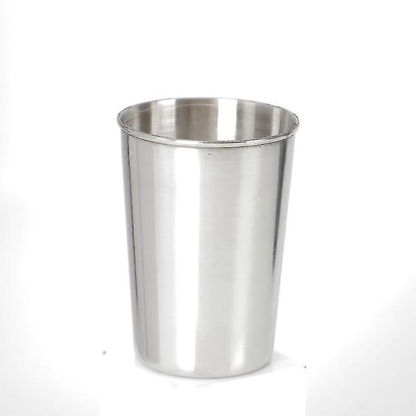 4 stk. stabelbare vinglas i rustfrit stål 150 ml med rejsetaske